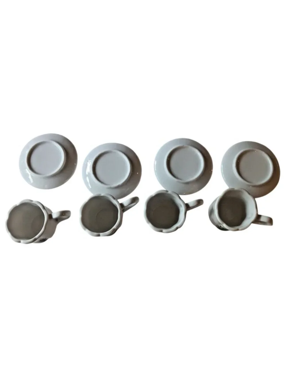 Formalities By Baum Bros Christmas Tree Tea Set & Plates For 4 - Ceramic Holiday